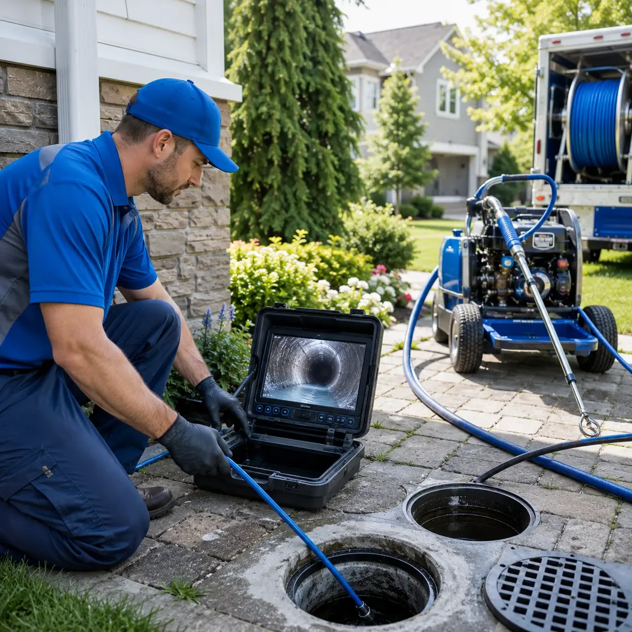 Outdoor drain cleaning professionals serving Loyal, WI